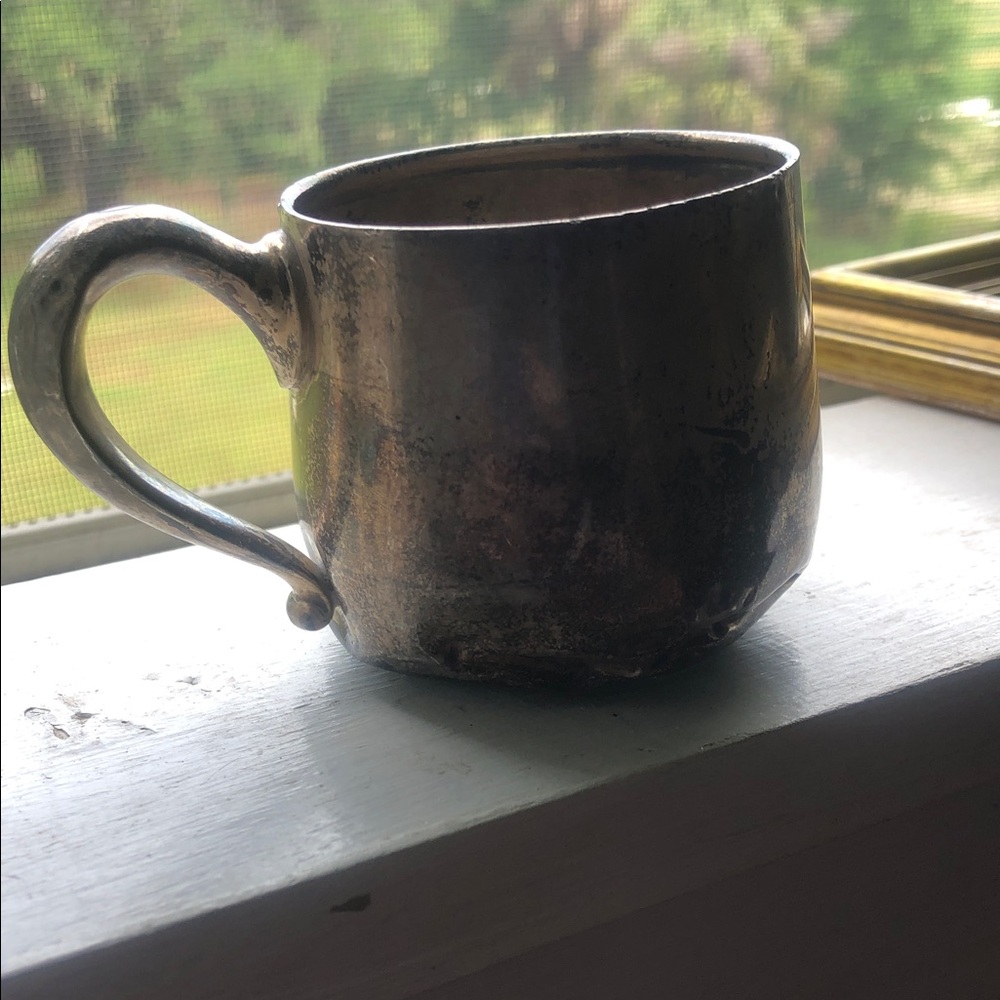 Vtg sterling 1211 silver baby cup